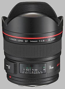 image of the Canon EF 14mm f/2.8L II USM lens
