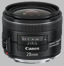 image of the Canon EF 28mm f/2.8 IS USM lens