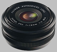 image of the Fujinon XF 18mm f/2 R lens