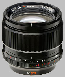 image of the Fujinon XF 56mm f/1.2 R APD lens