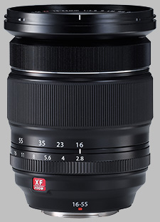 image of the Fujinon XF 16-55mm f/2.8 R LM WR lens