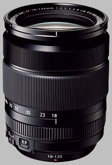 image of the Fujinon XF 18-135mm f/3.5-5.6 R LM OIS WR lens