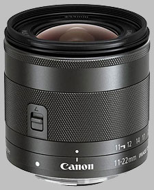 image of the Canon EF-M 11-22mm f/4-5.6 IS STM lens