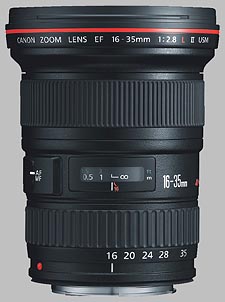 image of the Canon EF 16-35mm f/2.8L II USM lens