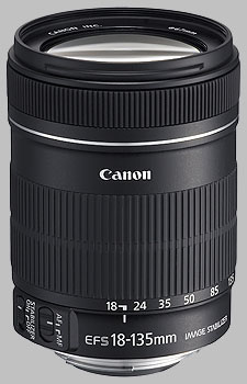 image of the Canon EF-S 18-135mm f/3.5-5.6 IS lens