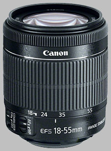 image of the Canon EF-S 18-55mm f/3.5-5.6 IS STM lens