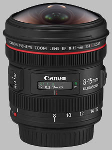 image of the Canon EF 8-15mm f/4L USM Fisheye lens