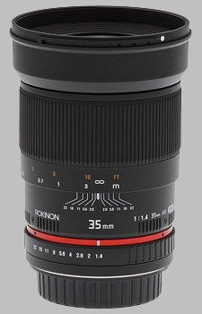 image of the Samyang/Rokinon 35mm f/1.4 AS UMC lens
