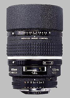 image of the Nikon 105mm f/2D AF DC Nikkor lens