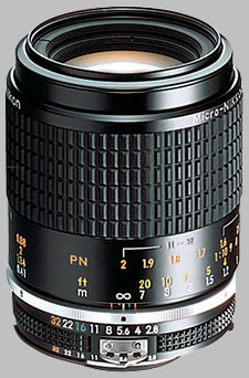 image of the Nikon 105mm f/2.8 AIS Micro-Nikkor lens
