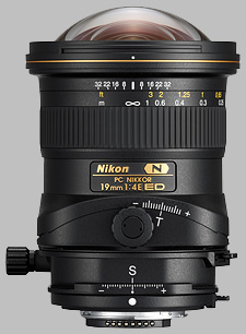 image of the Nikon 19mm f/4E ED PC Nikkor lens