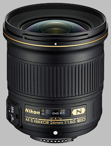 image of the Nikon 24mm f/1.8G ED AF-S Nikkor lens