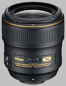 image of the Nikon 35mm f/1.4G AF-S Nikkor lens