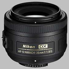 image of the Nikon 35mm f/1.8G DX AF-S Nikkor lens