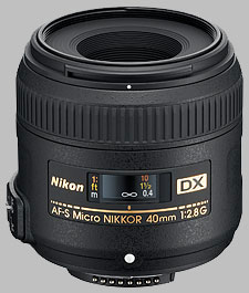 image of the Nikon 40mm f/2.8G DX AF-S Micro Nikkor lens