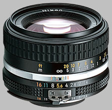 image of the Nikon 50mm f/1.4 AIS Nikkor lens