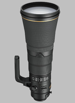 image of the Nikon 600mm f/4E FL ED AF-S VR Nikkor lens