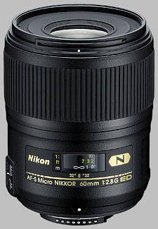 image of the Nikon 60mm f/2.8G ED AF-S Micro Nikkor lens