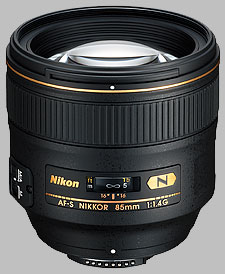 image of the Nikon 85mm f/1.4G AF-S Nikkor lens