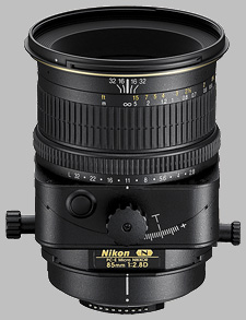 image of the Nikon 85mm f/2.8D PC-E Micro Nikkor lens