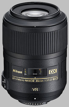 image of Nikon 85mm f/3.5G ED VR DX AF-S Micro Nikkor