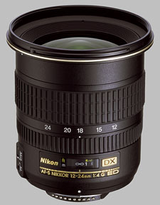 image of the Nikon 12-24mm f/4G ED-IF DX AF-S Nikkor lens