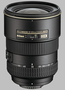 image of the Nikon 17-55mm f/2.8G ED-IF DX AF-S Nikkor lens