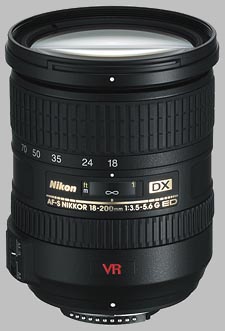 image of the Nikon 18-200mm f/3.5-5.6G IF-ED VR DX AF-S Nikkor lens