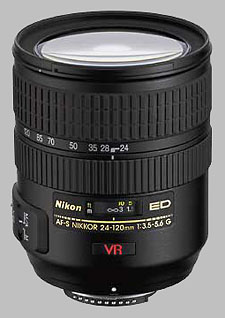 image of the Nikon 24-120mm f/3.5-5.6G ED-IF VR AF-S Nikkor lens