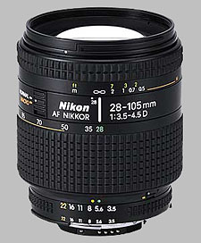 image of the Nikon 28-105mm f/3.5-4.5D AF Nikkor lens