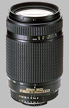 image of the Nikon 70-300mm f/4-5.6D ED AF Nikkor lens