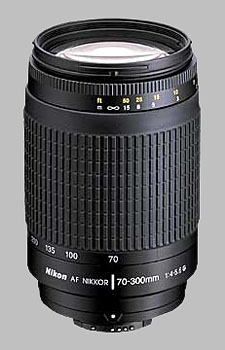 image of the Nikon 70-300mm f/4-5.6G AF Nikkor lens