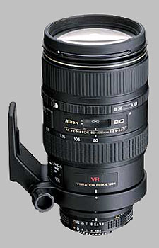 image of the Nikon 80-400mm f/4.5-5.6D ED VR AF Nikkor lens