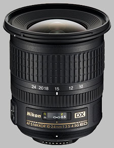 image of the Nikon 10-24mm f/3.5-4.5G ED DX AF-S Nikkor lens