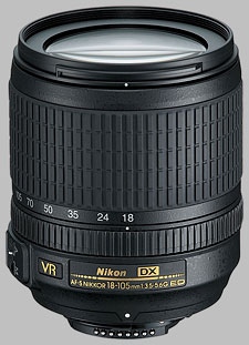 image of the Nikon 18-105mm f/3.5-5.6G ED VR DX AF-S Nikkor lens