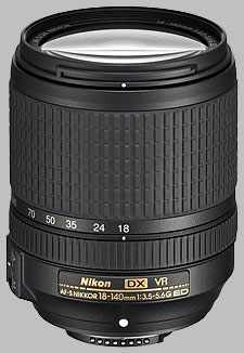 image of the Nikon 18-140mm f/3.5-5.6G ED DX VR AF-S Nikkor lens