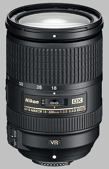 image of the Nikon 18-300mm f/3.5-5.6G ED VR DX AF-S Nikkor lens