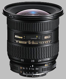 image of the Nikon 18-35mm f/3.5-4.5D ED-IF AF Nikkor lens