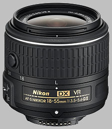 image of the Nikon 18-55mm f/3.5-5.6G VR II DX AF-S Nikkor lens