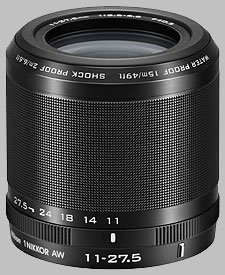image of the Nikon 1 11-27.5mm f/3.5-5.6 AW Nikkor lens