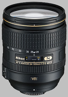 image of the Nikon 24-120mm f/4G ED VR AF-S Nikkor lens
