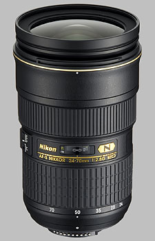 image of the Nikon 24-70mm f/2.8G IF-ED AF-S Nikkor lens