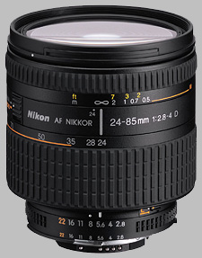 image of the Nikon 24-85mm f/2.8-4D IF AF Nikkor lens