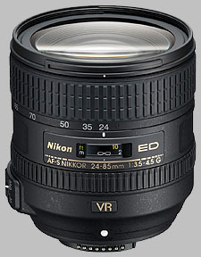 image of the Nikon 24-85mm f/3.5-4.5G ED VR AF-S Nikkor lens