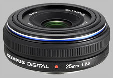 image of the Olympus 25mm f/2.8 Zuiko Digital lens