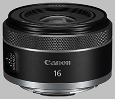 image of the Canon RF 16mm f/1.8 STM lens