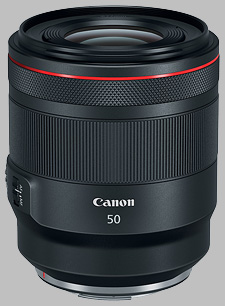 image of the Canon RF 50mm f/1.2L USM lens