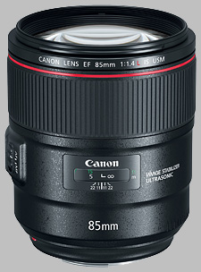 image of the Canon EF 85mm f/1.4L IS USM lens