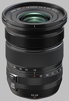 image of the Fujinon XF 10-24mm f/4 R OIS WR lens