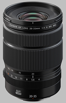 image of the Fujinon GF 20-35mm f/4 R WR lens